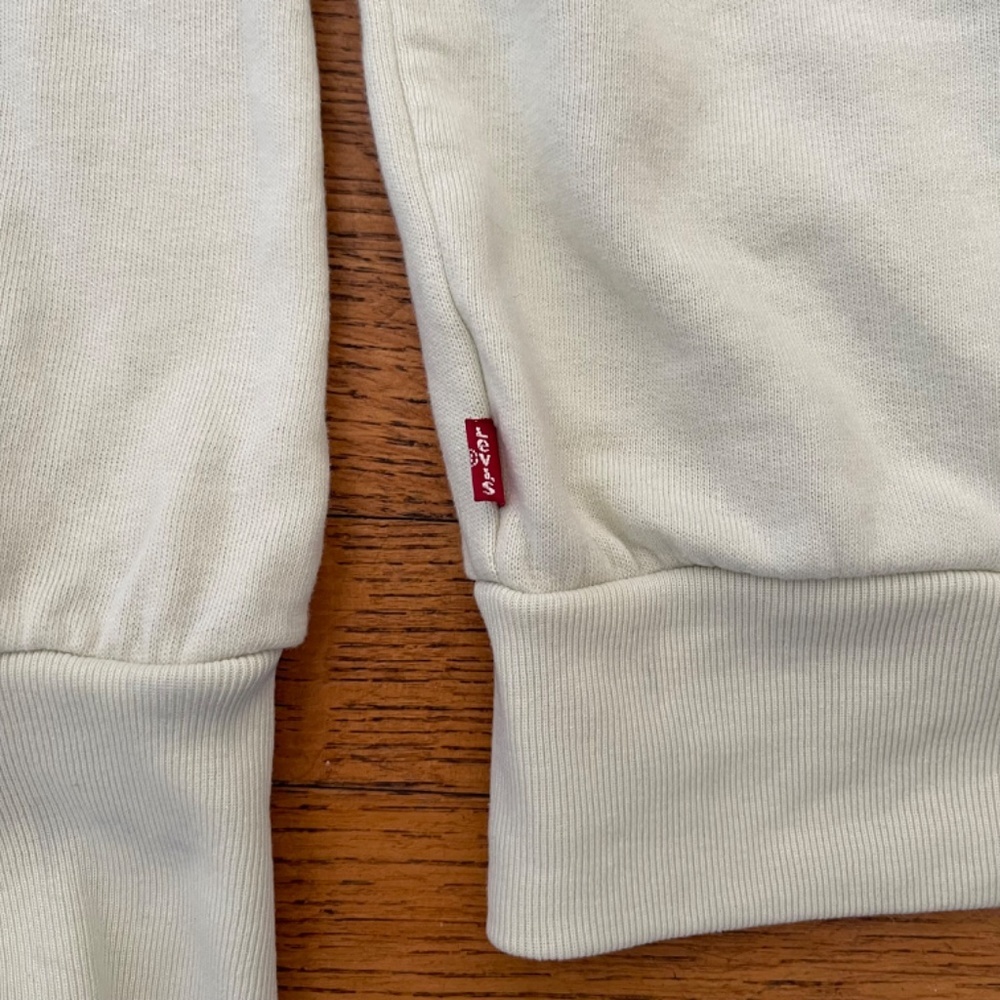 Levi's Light Zip Up Cropped Hoodie - Picture 8 of 9